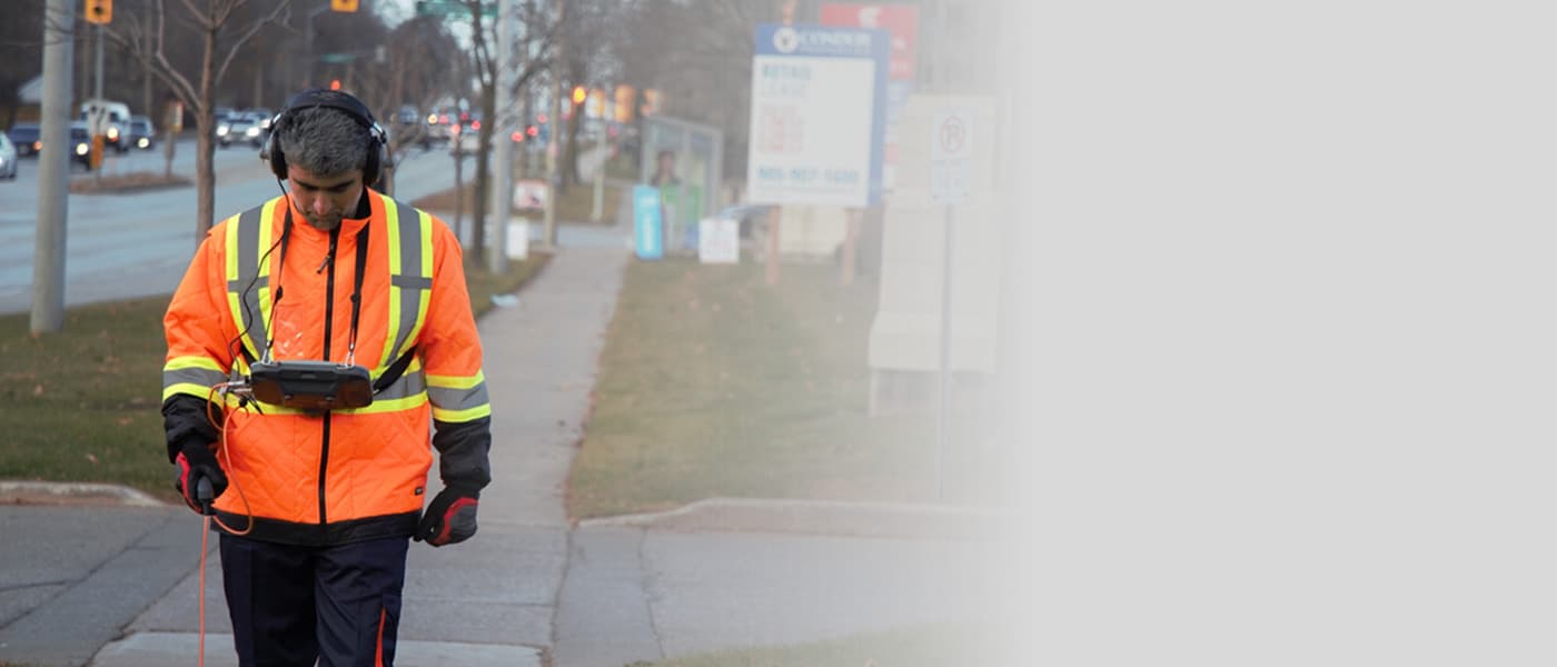 ACOUSTIC WATER LEAK DETECTOR